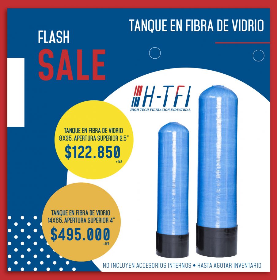 Tanque de fibra de vidrio